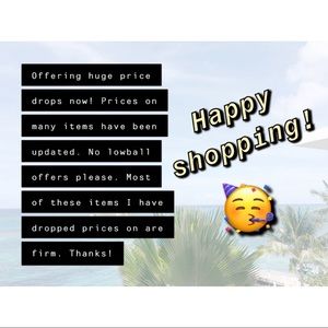 PRICE DROP ON MANY ITEMS!